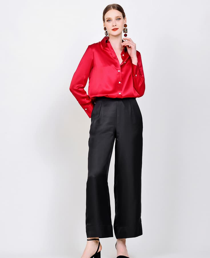 Silk-Solid-Shirt-Aria-Crystal-Silk-601042-Scarlet-Red