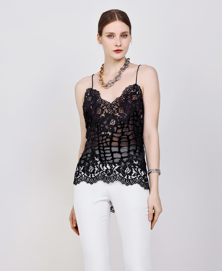 Silk-Burnout-Velvet-Nina-Burnout-Velvet-Camisole-627011-Cool-Black